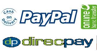 INR- Direcpay, Netbanking; US$ - Paypal 